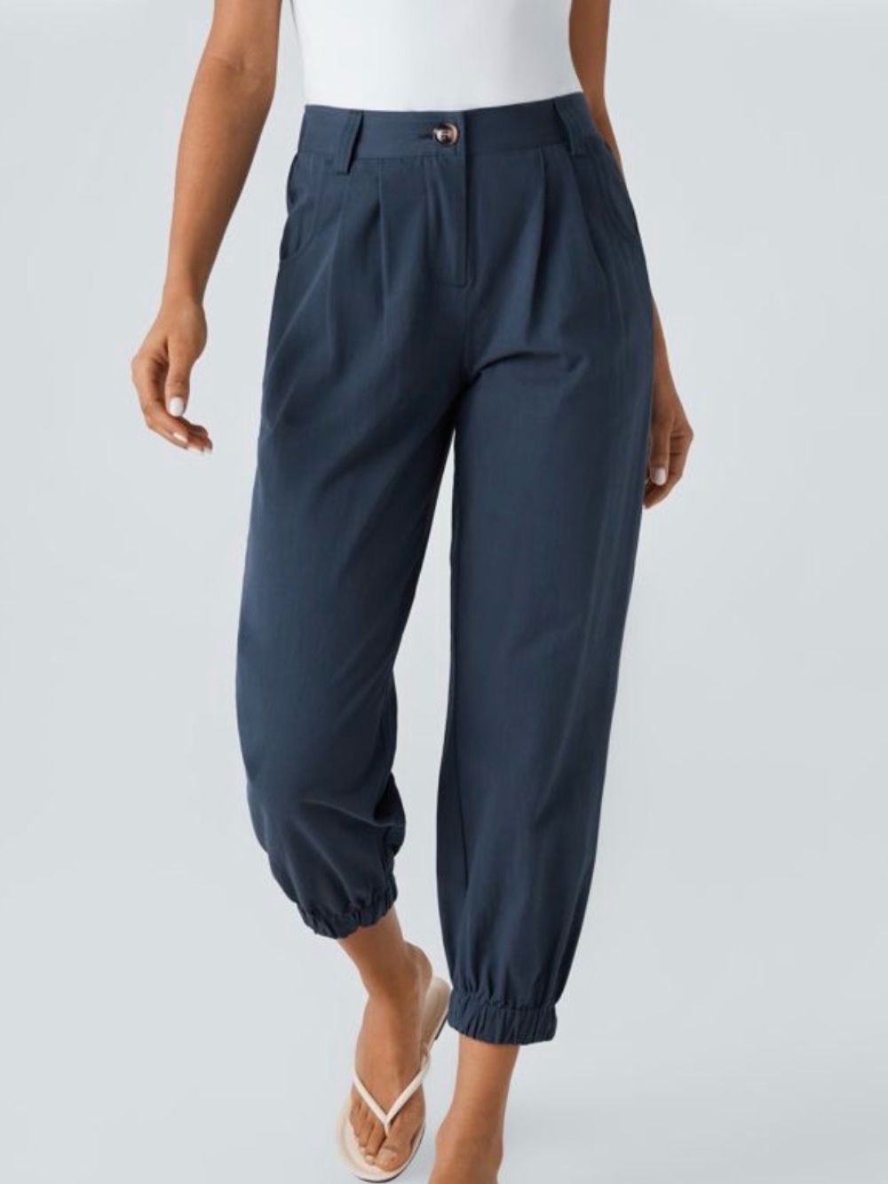 Halara Joggers Size Large Navy Blue Style 02768616 NEW With Tags